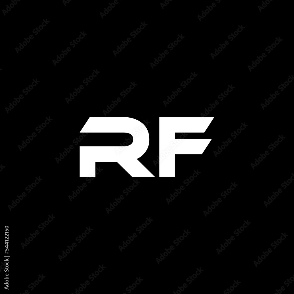 RF letter logo design with black background in illustrator, vector logo modern alphabet font overlap style. calligraphy designs for logo, Poster, Invitation, etc. RF letter logo design with black background in illustrator, vector logo modern alphabet font overlap style. calligraphy designs for logo, Poster, Invitation, etc.