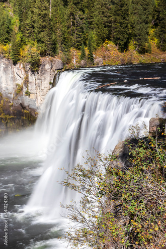 Mesa falls on Henrys Fork river. Idaho. USA
