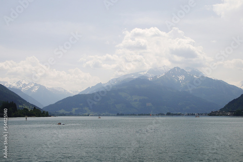 Zellersee lake in Zell am See, Austria 