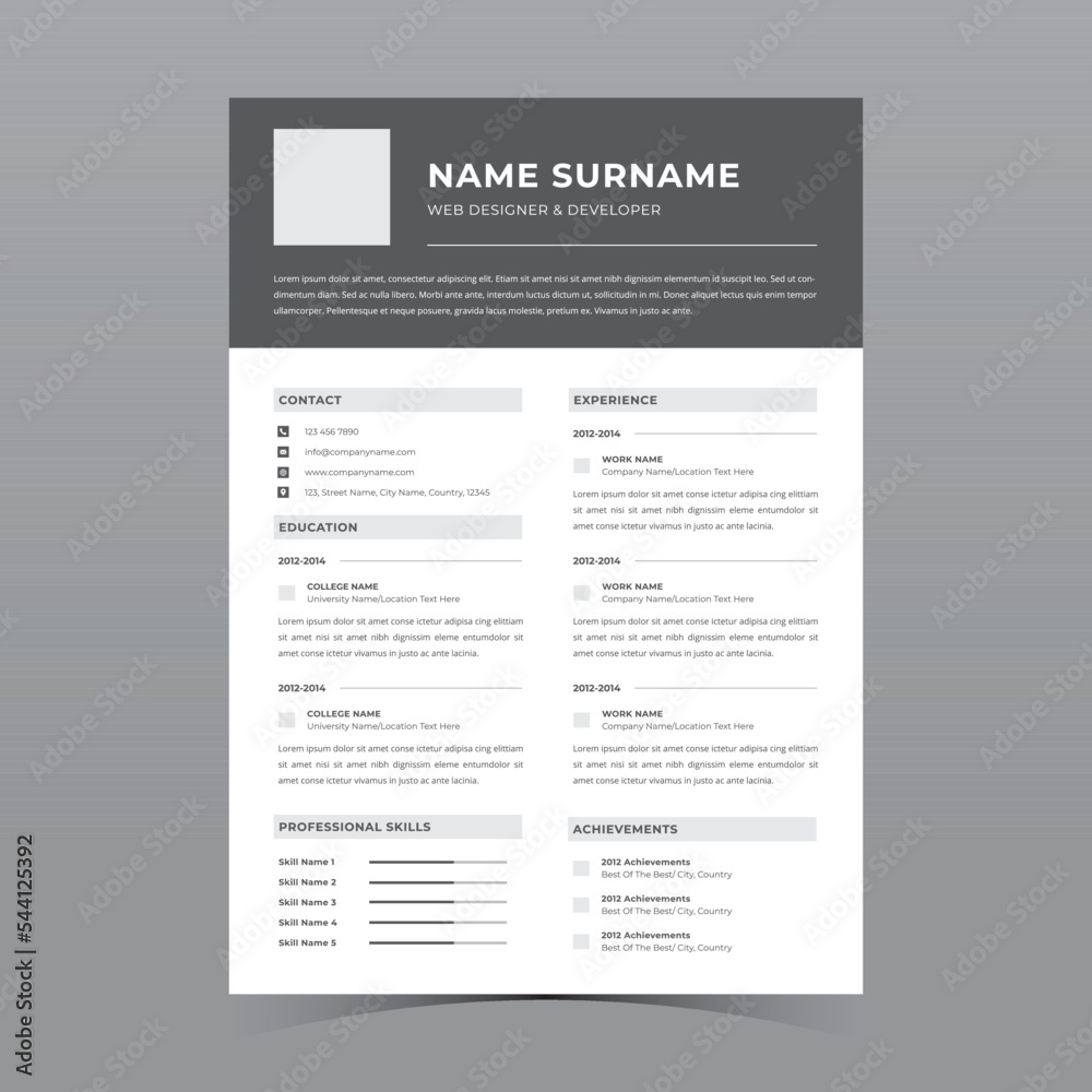 Resume and Cover Letter Minimalist - 1000 F 544125392 Q4upxgm2WktS1H8CgMCik3jP77EKoPpr 