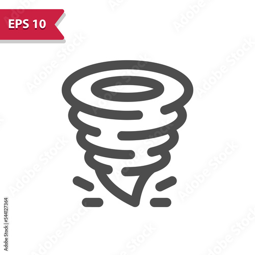 Tornado Icon. Weather, Twister, Whirlwind, Cyclone