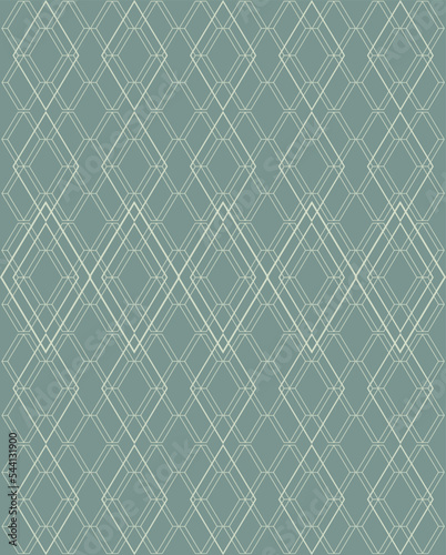 Geometric seamless pattern curved pattern