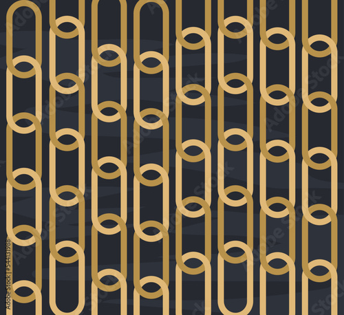 Geometric seamless pattern curved pattern