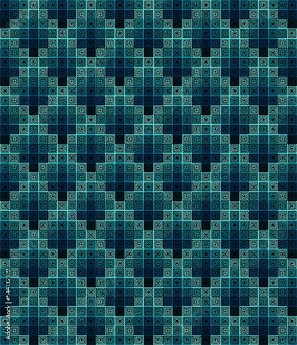 Geometric seamless pattern curved pattern