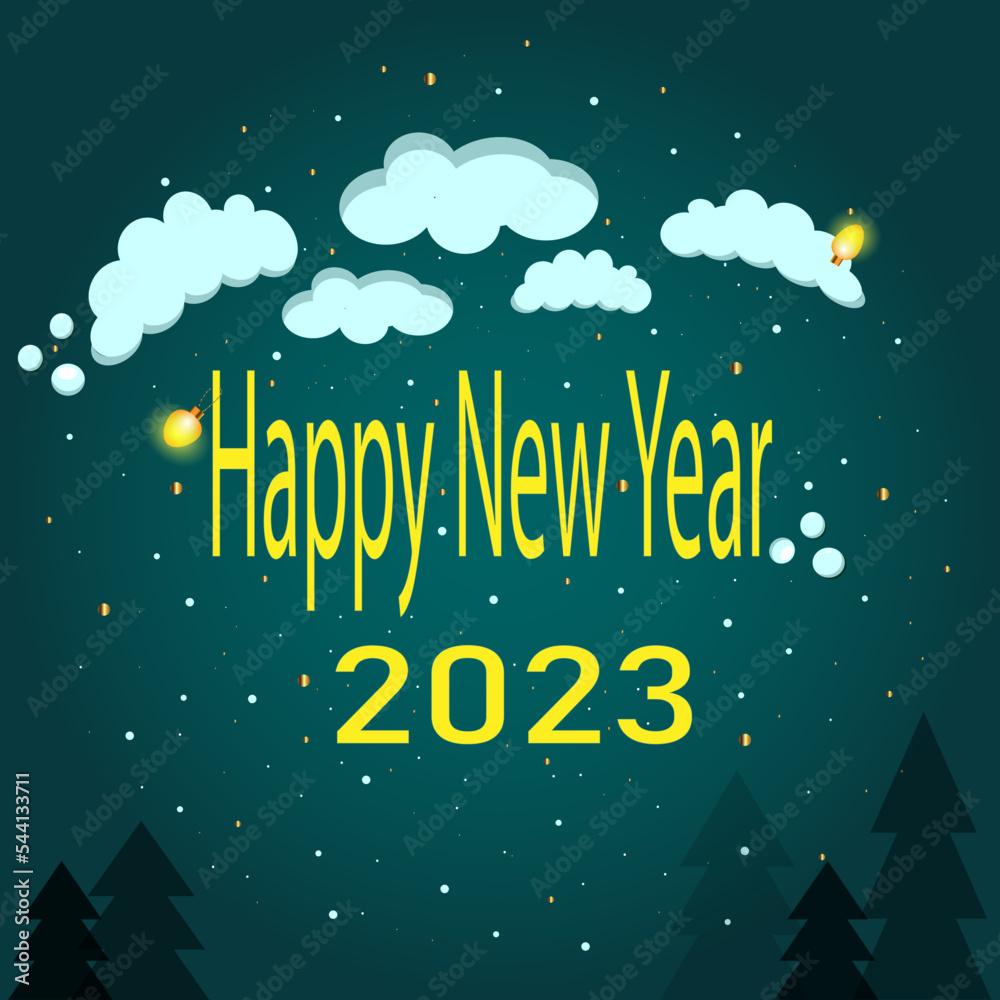Fototapeta premium Happy New Year
