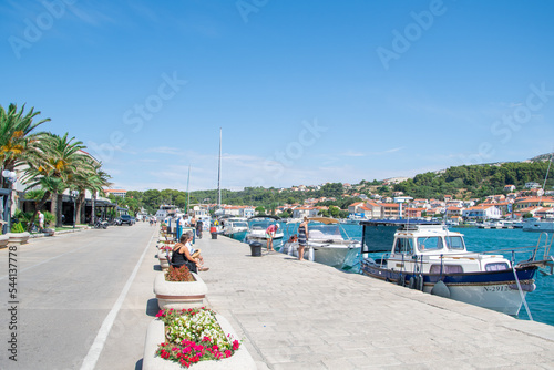 croatia, rab, beautiful old town by the sea