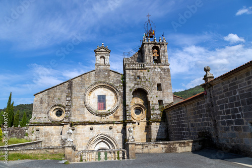 Iglesia del monasterio de San Clodio (siglo XIII). Leiro, Ourense, España. photo