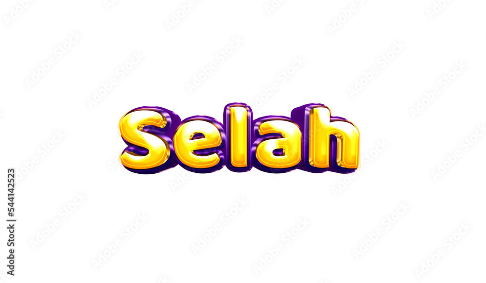 Selah girls name sticker colorful party balloon birthday helium air shiny yellow purple cutout Selah girls name sticker colorful party balloon birthday helium air shiny yellow purple cutout