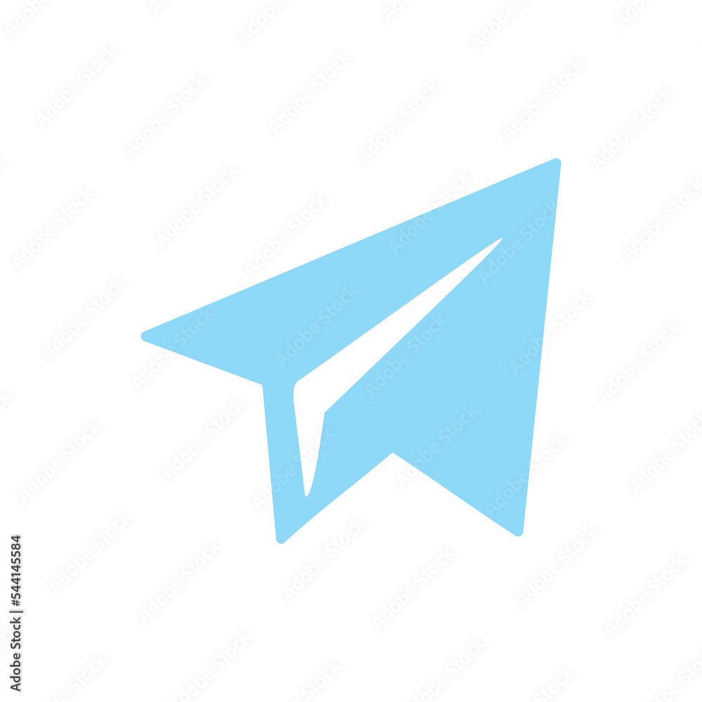 Paper plane icon vector illustration sign Paper plane icon vector illustration sign
