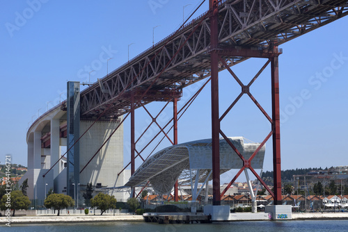 25 April suspension bridge over the Tagus river, Lisbon, Portugal © Gabrielle