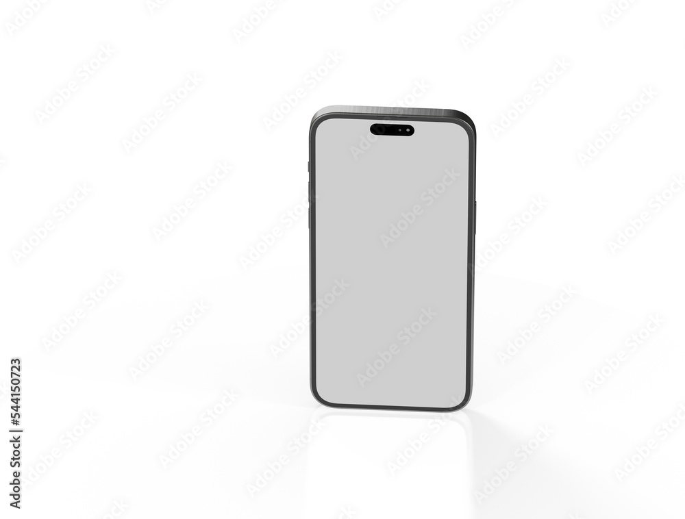 Smartphone. Mobile phone Template. Telephone 3d Smartphone. Mobile phone Template. Telephone 3d