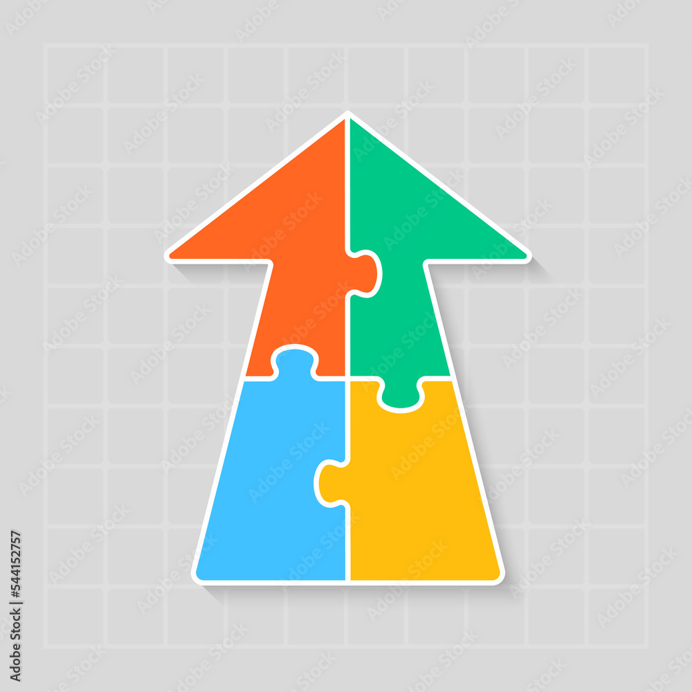 Diagram infographic timeline, arrow puzzle jigsaw Diagram infographic timeline, arrow puzzle jigsaw
