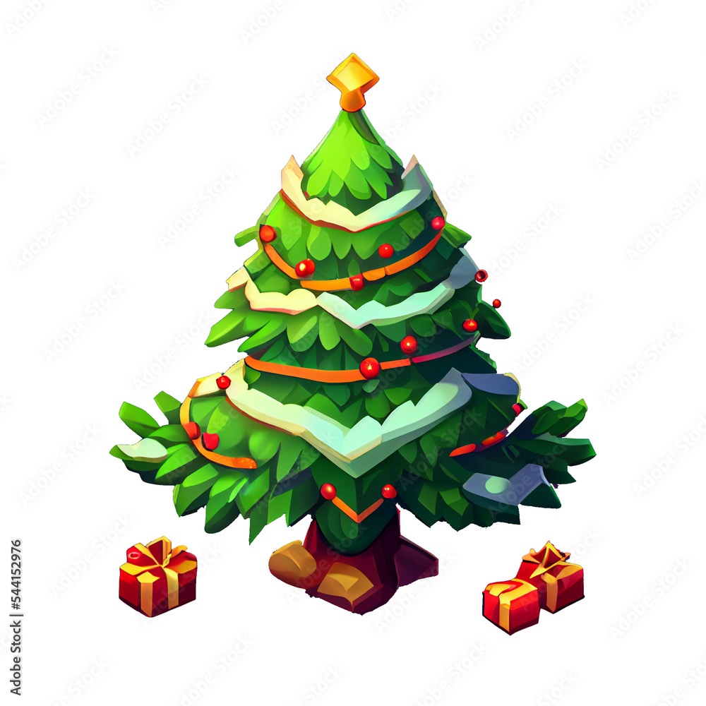Christmas Tree Transparent Background Game Art Assets Christmas Tree Transparent Background Game Art Assets