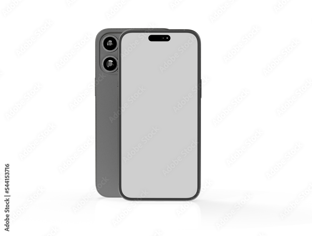 Smartphone frame less blank screen. Mockup generic device. Smartphone frame less blank screen. Mockup generic device.
