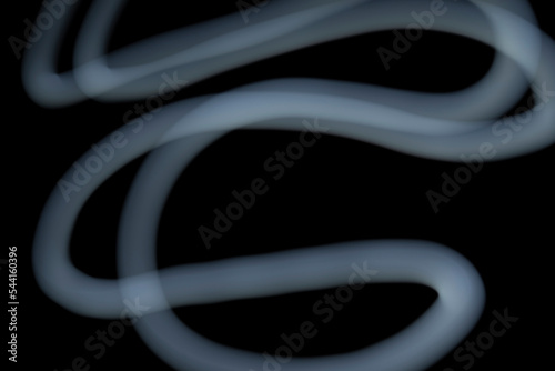 White neon light -  neon sign tubes.Long exposure light abstract background