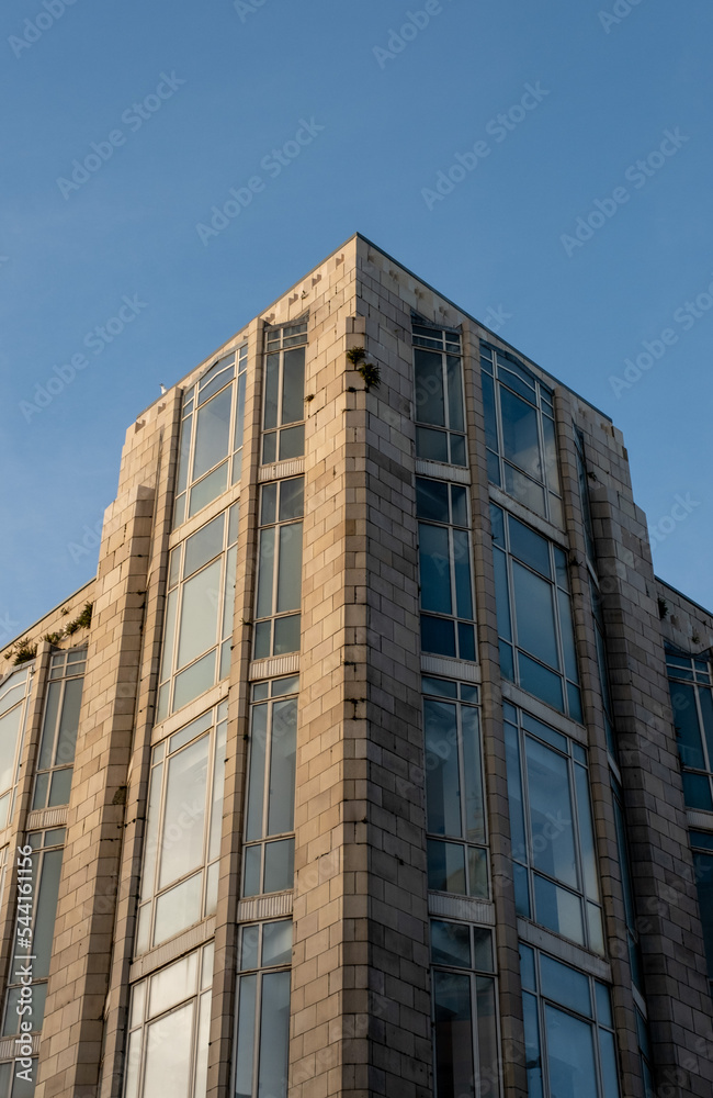 modern office building in Glasgow, Scotland modern office building in Glasgow, Scotland