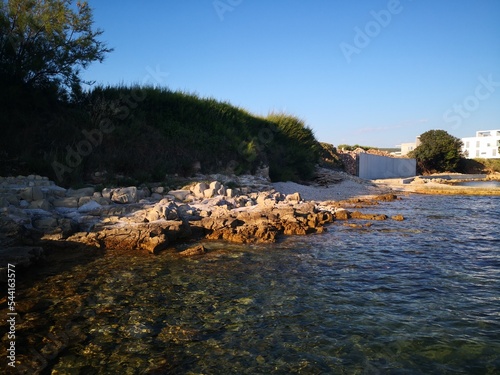 rocks in the sea Privlaka photo