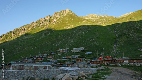 Kavrun Plateau, located in Rize, Turkey, is an important local plateau. photo