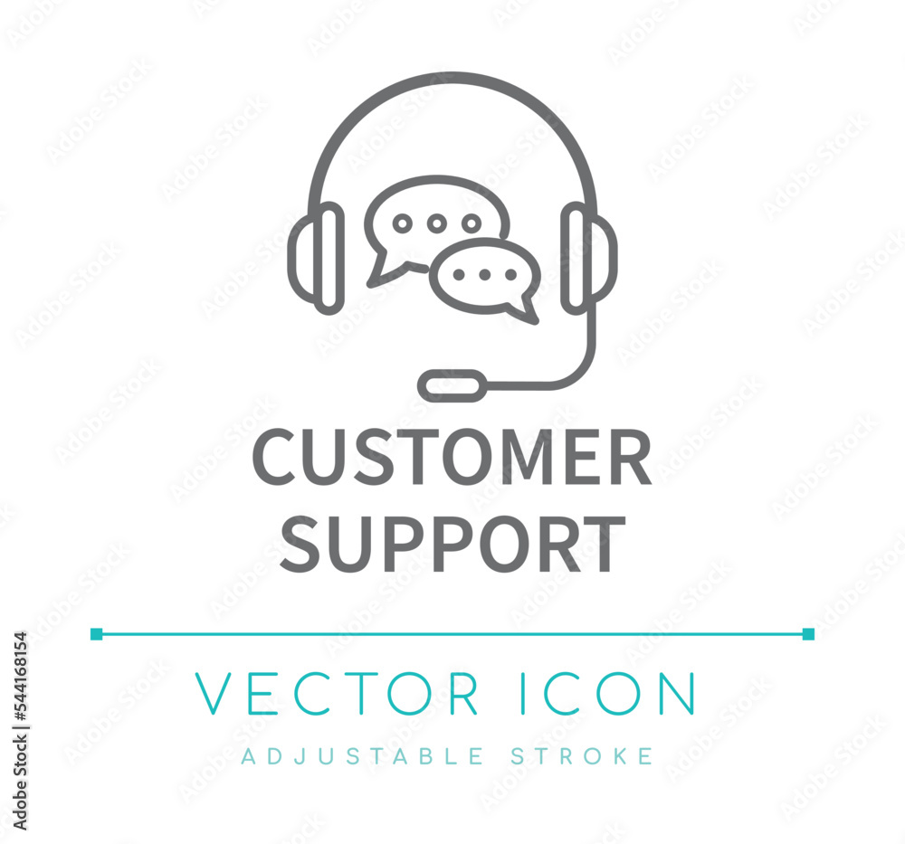 Customer Support Line Icon