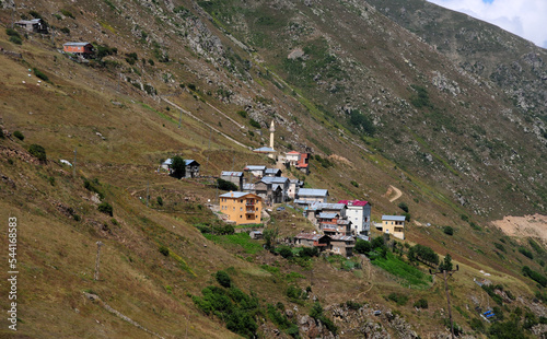 Anzer Plateau, located in Rize, Turkey, is an important local plateau. photo