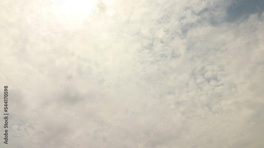 Timelapse 4K of cirrocumulus clouds blocking out the sun Timelapse 4K of cirrocumulus clouds blocking out the sun