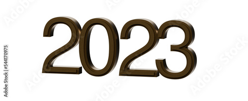 2023 New year change, turn.