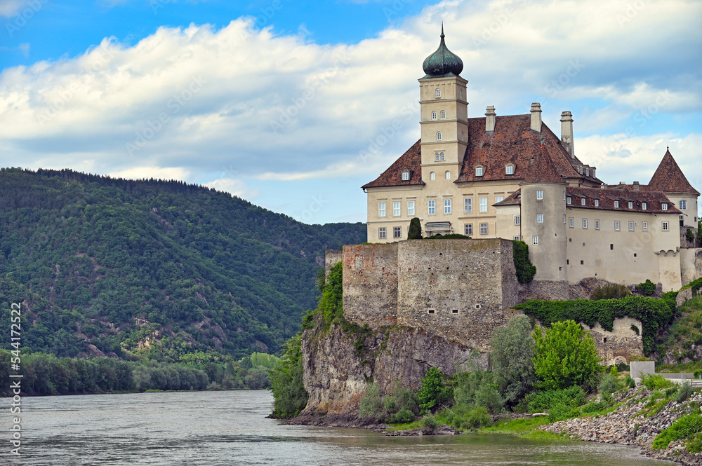 Schonbuhel castle on Danube river in Wachau valley Austria
