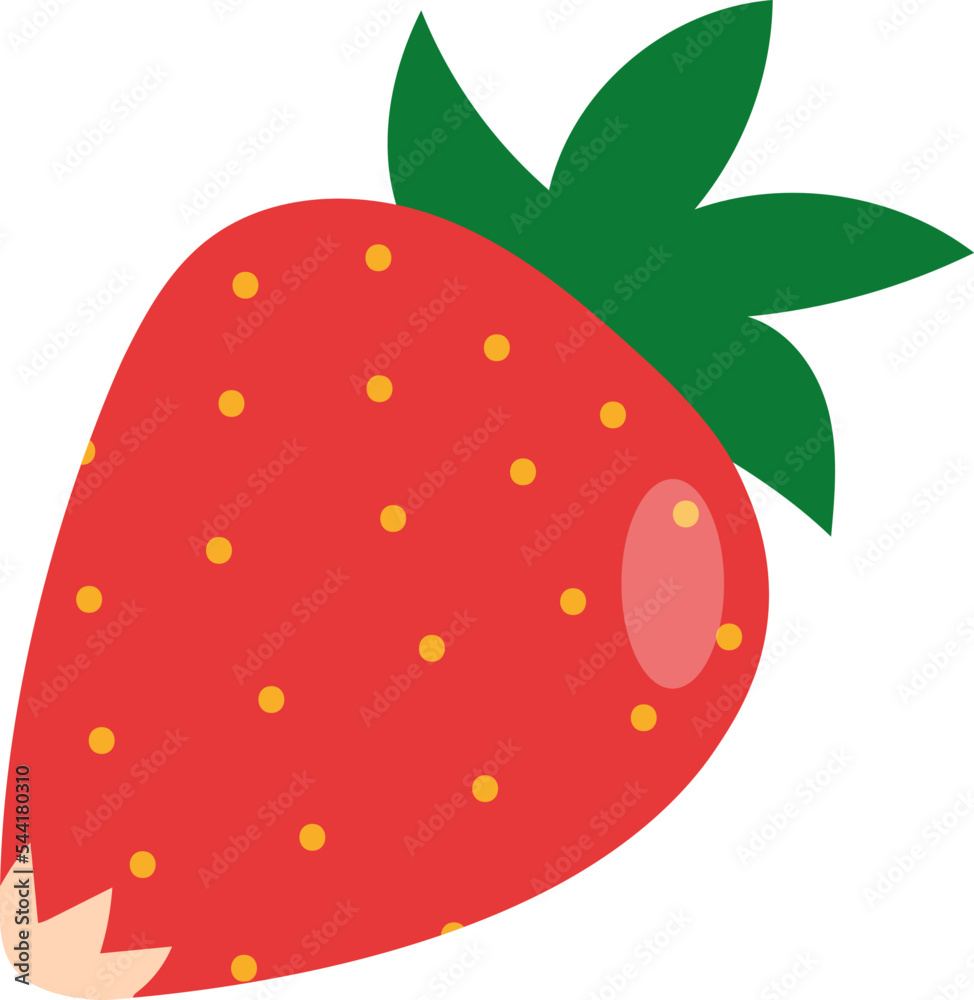 Stawberry red summer berry isolated on white background Stawberry red summer berry isolated on white background
