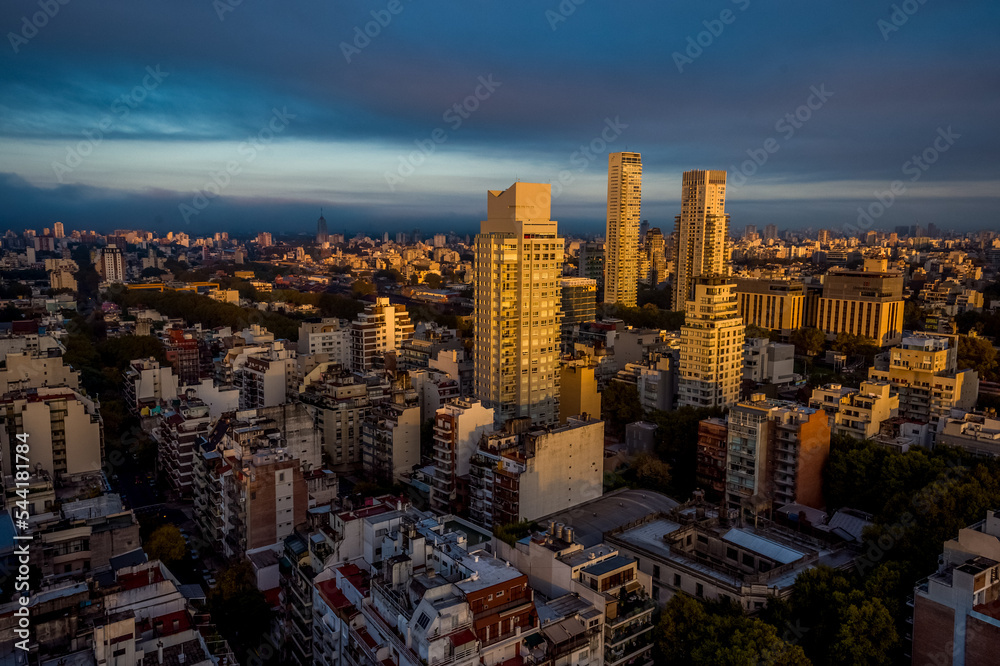 View of the streets of Buenos Aires Argentinien