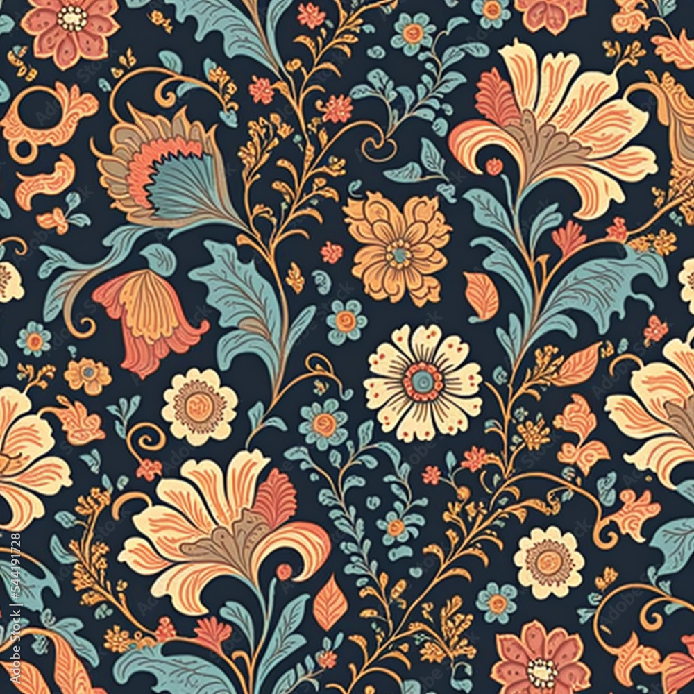 seamless floral pattern seamless floral pattern