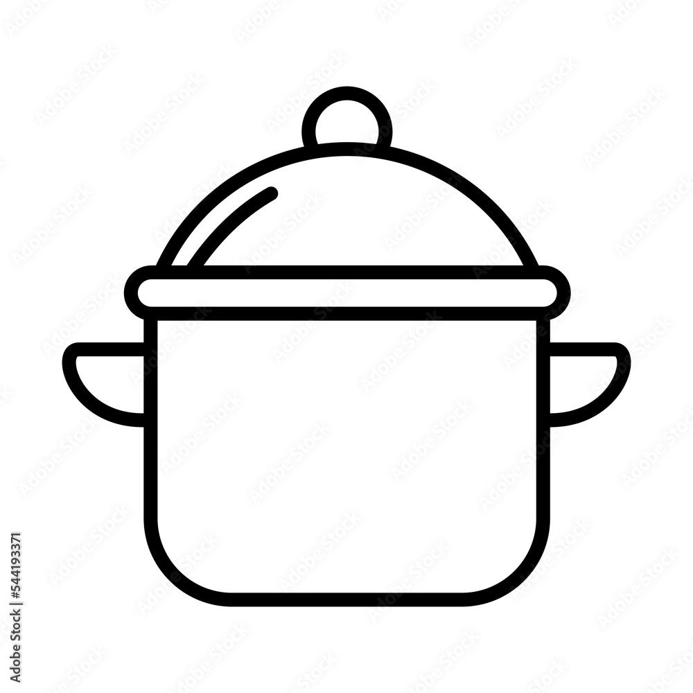 Pan Icon Logo Design Vector Template Illustration Sign And Symbol Pixels Perfect