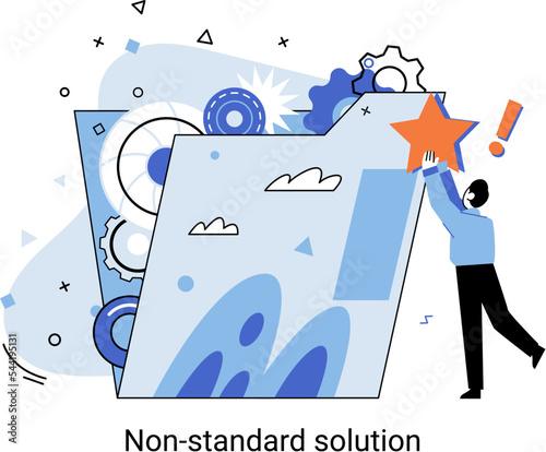 Non standart solution. Creation of individual decision for integration of disparate production, information and telecommunication systems of customer into single whole to improve management efficiency