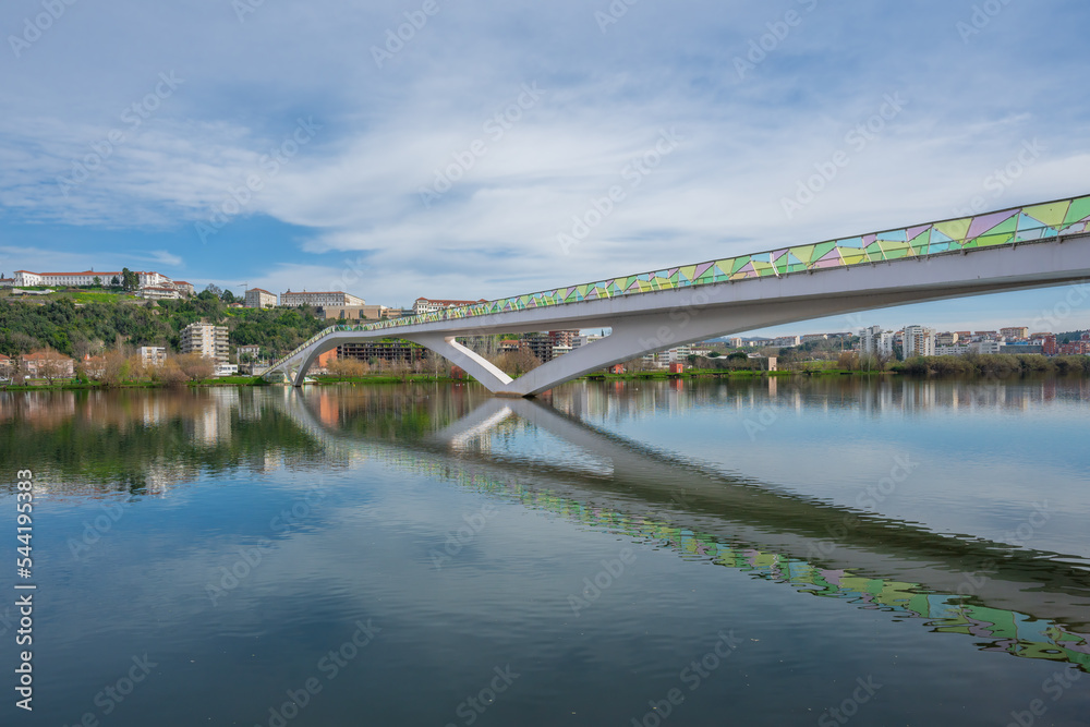 Pedro e Ines Bridge and Mondego River - Coimbra, Portugal
