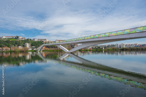 Pedro e Ines Bridge and Mondego River - Coimbra, Portugal