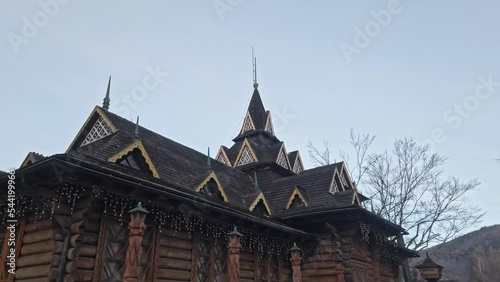 Yaremche Ukraine wooden Orthodox church