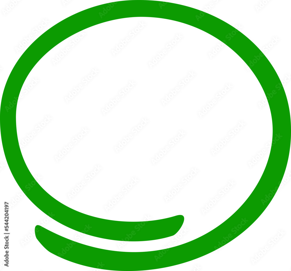 Green circle, pen draw. Highlight hand drawing circle isolated on background. Handwritten green circle. For marking text, numbers, marker pen, pencil, logo and text check, vector illustration Green circle, pen draw. Highlight hand drawing circle isolated on background. Handwritten green circle. For marking text, numbers, marker pen, pencil, logo and text check, vector illustration