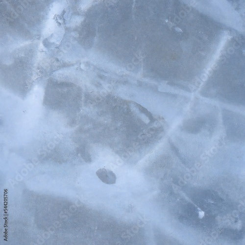 Closeup of natural ice surface texture background