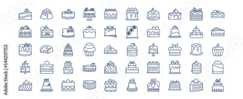 
Collection of icons related to Pastries and sweets, including icons like Butterscotch, Caramel, Cake, Pastry and more. vector illustrations, Pixel Perfect set
