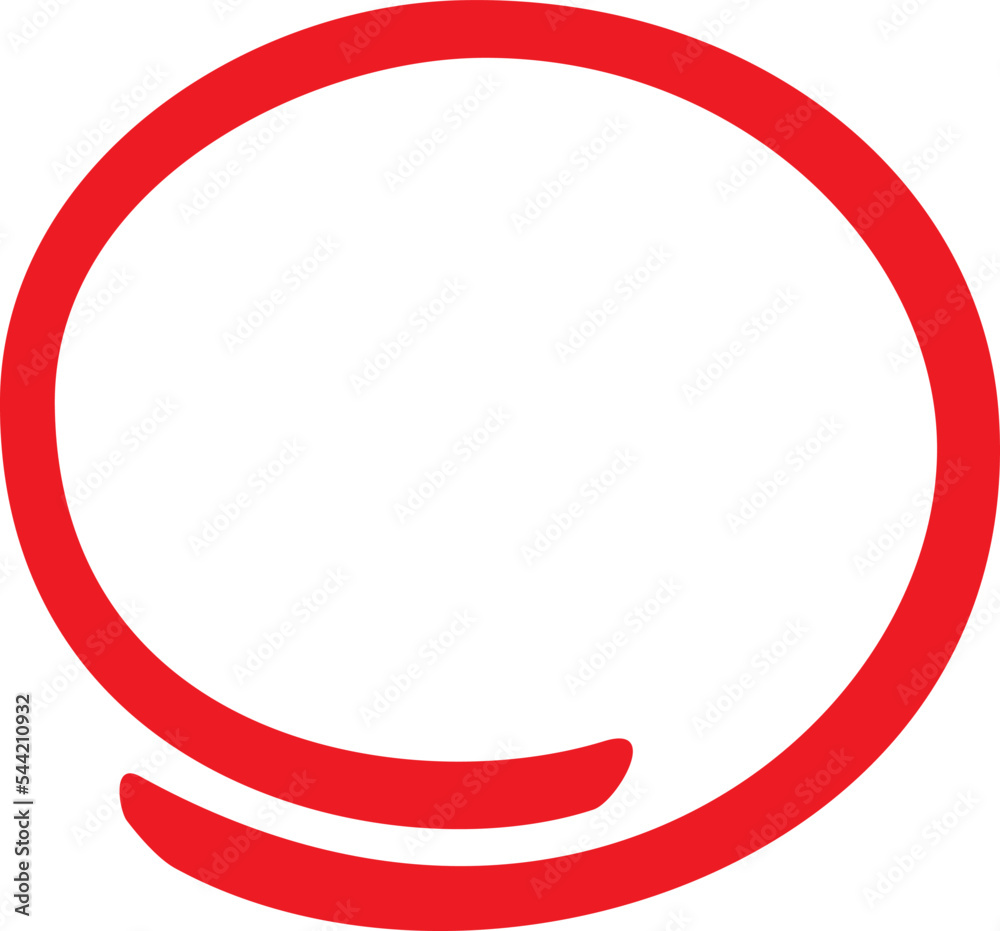 Red circle, pen draw. Highlight hand drawing circle isolated on background. Handwritten red circle. For marking text, numbers, marker pen, pencil, logo and text check, vector illustration Red circle, pen draw. Highlight hand drawing circle isolated on background. Handwritten red circle. For marking text, numbers, marker pen, pencil, logo and text check, vector illustration