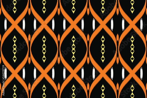 Motif ikat design tribal abstract Borneo Scandinavian Batik bohemian texture digital vector design for Print saree kurti Fabric brush symbols swatches