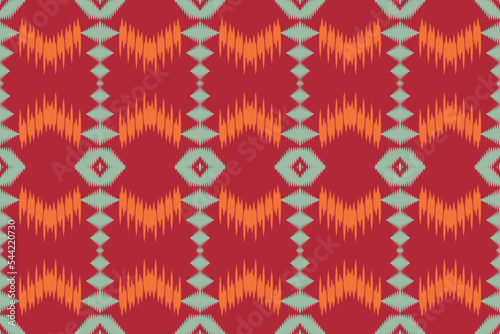 Motif ikat floral tribal background Borneo Scandinavian Batik bohemian texture digital vector design for Print saree kurti Fabric brush symbols swatches