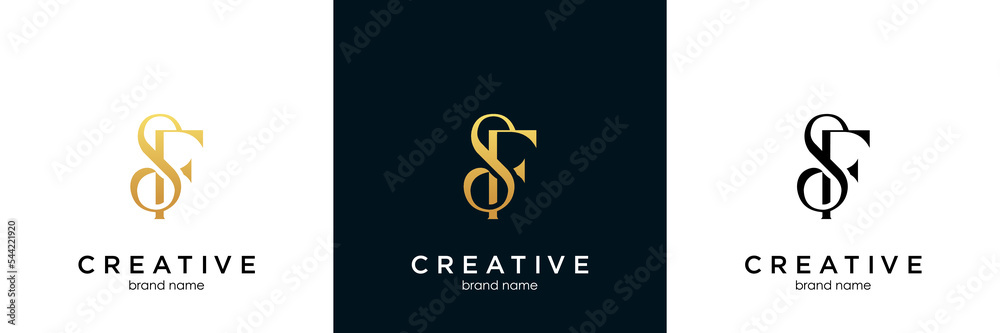 Letter Design Logo Logotype Concept Serif Font Elegant Style