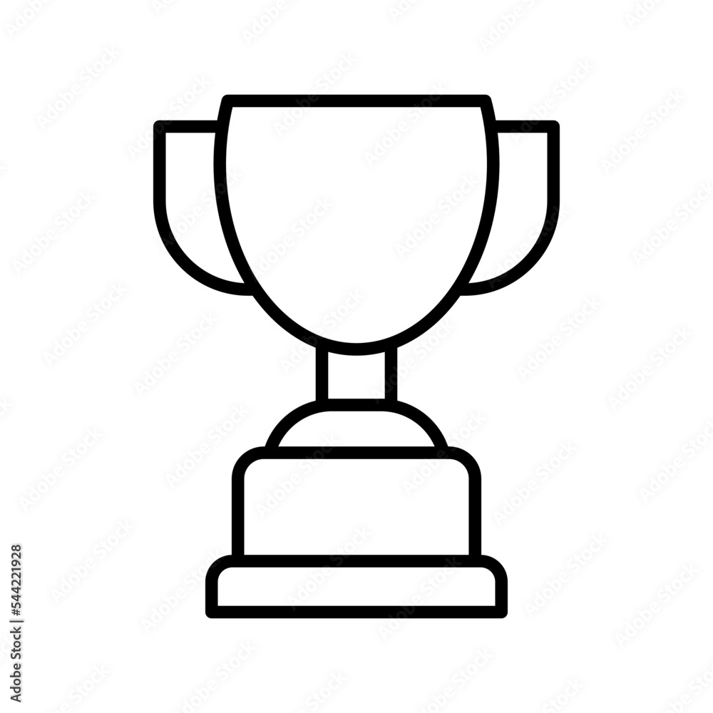 Trophy icon vector design templates Trophy icon vector design templates