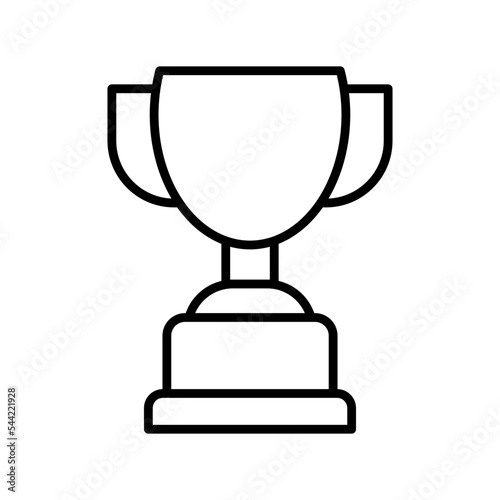 Trophy icon vector design templates