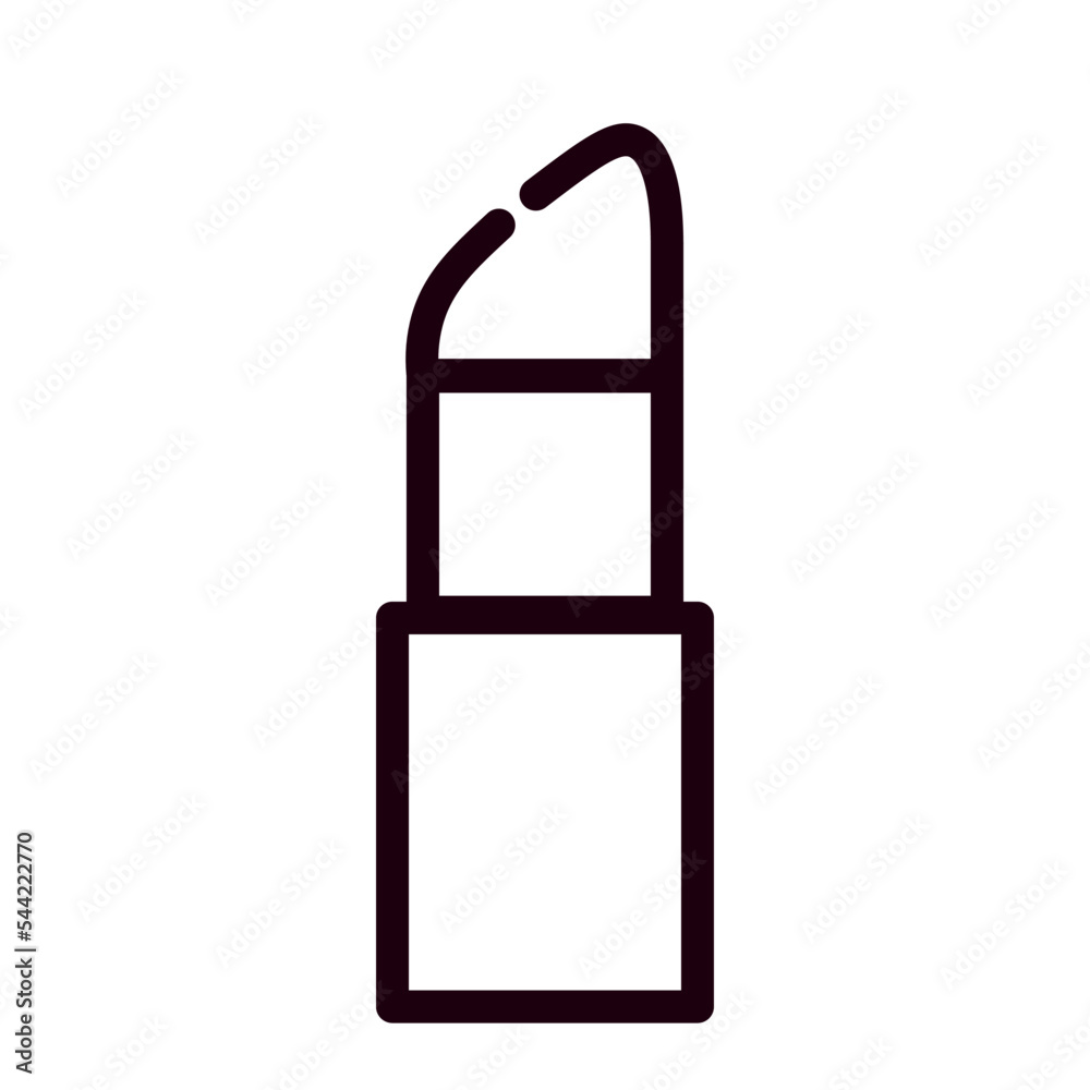 lipstick icon illustration isolated on white background editable pixel perfect lipstick icon illustration isolated on white background editable pixel perfect