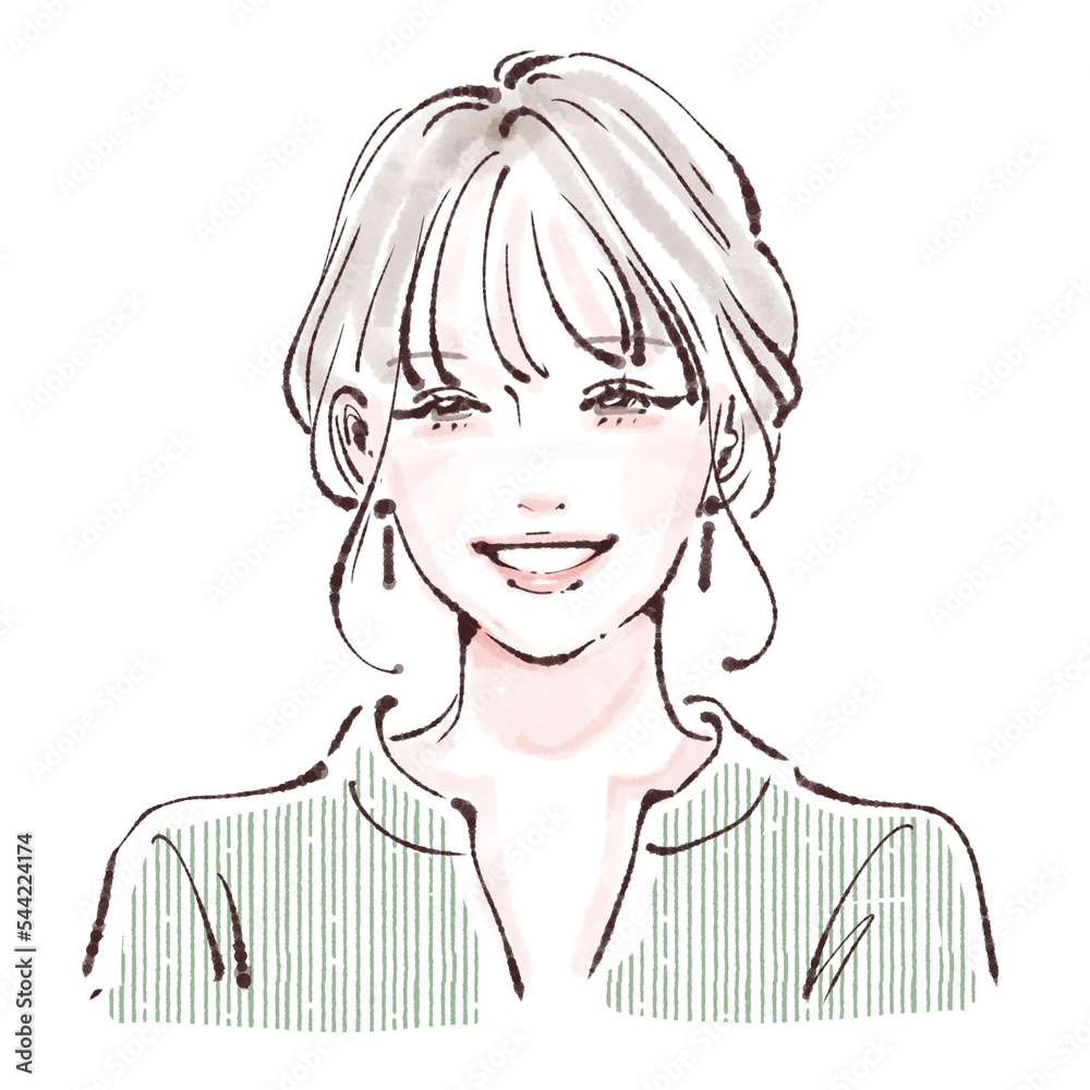 女性のイラスト素材 女性のイラスト素材