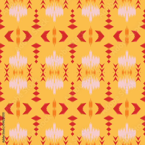 ikat vector batik textile seamless pattern digital vector design for Print saree Kurti Borneo Fabric border brush symbols swatches party wear