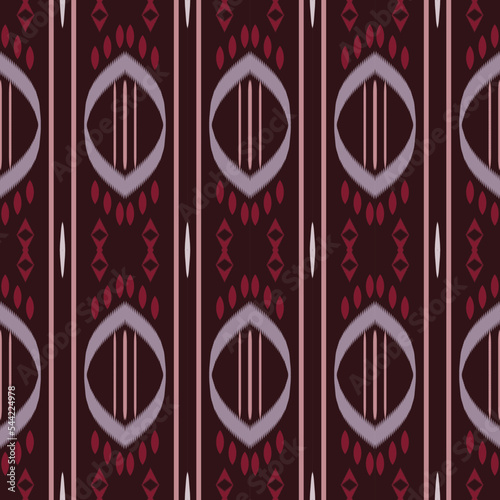 ikat fabric batik textile seamless pattern digital vector design for Print saree Kurti Borneo Fabric border brush symbols swatches designer