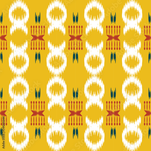 ikat stripe batik textile seamless pattern digital vector design for Print saree Kurti Borneo Fabric border brush symbols swatches stylish