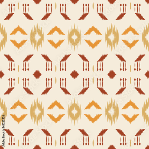 ikat vector batik textile seamless pattern digital vector design for Print saree Kurti Borneo Fabric border brush symbols swatches designer